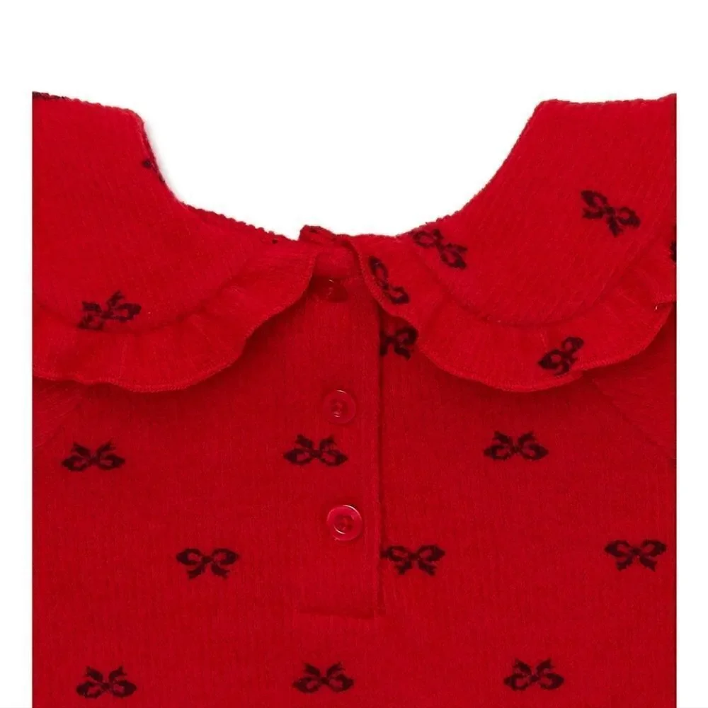 New baby girl Christmas Valentine's day  holiday dress +tights set